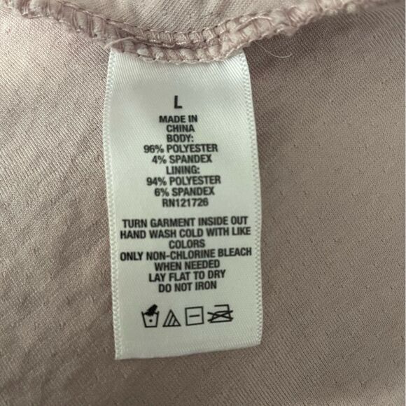 Aeropostle Rose Gold Size Large Shiny Short Party Dresss V-neck Cocktail - Picture 6 of 6